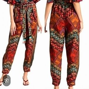 FARM Rio Paperback Printed High Waisted Pants sz S